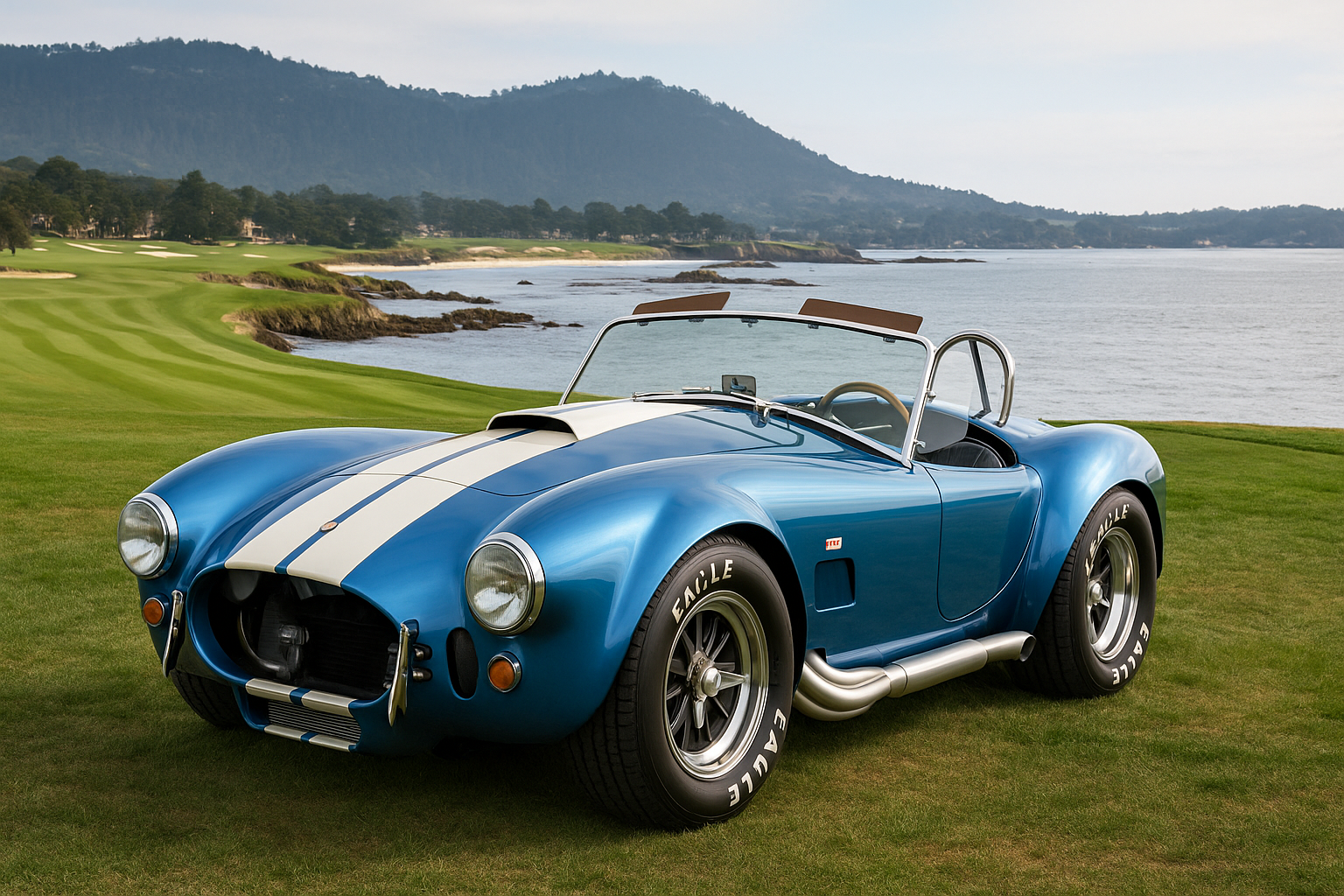 Cobra Shelby 427 on display at Pebble Beach